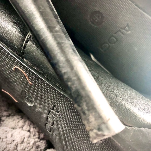 Knee High Leather Stiletto Boots - Picture 7 of 8